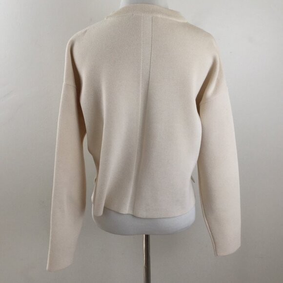 Proenza Schouler Cream Cut-Out Sweater s - Picture 6 of 10